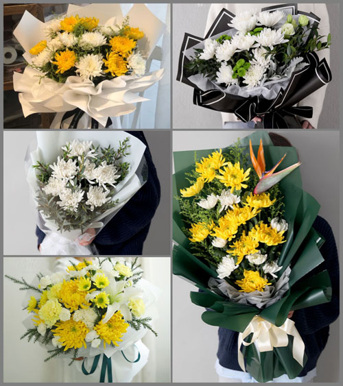 广东汕头市龙湖区新溪镇六份村白事花束代送